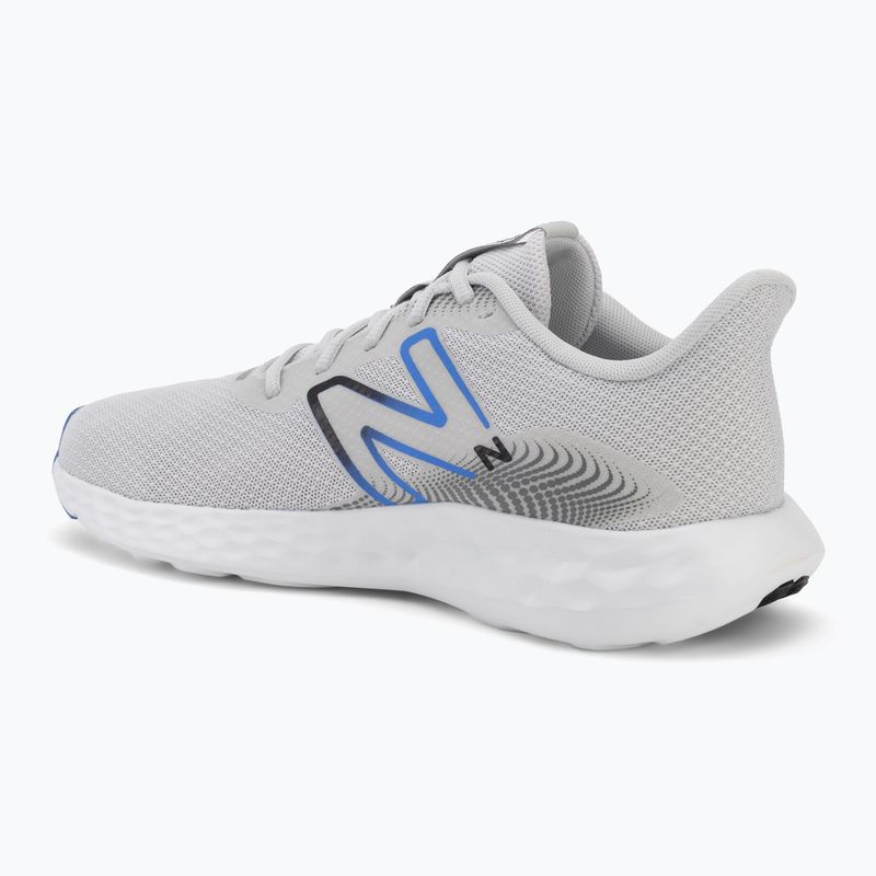 Încălțăminte de alergare pentru bărbați New Balance Fresh Foam 411's V3 grey matter/blue bird/black 3