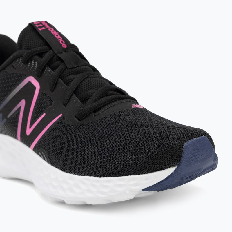 Încălțăminte de alergare pentru femei New Balance Fresh Foam 411's V3 black/real pink/blue oyster 7