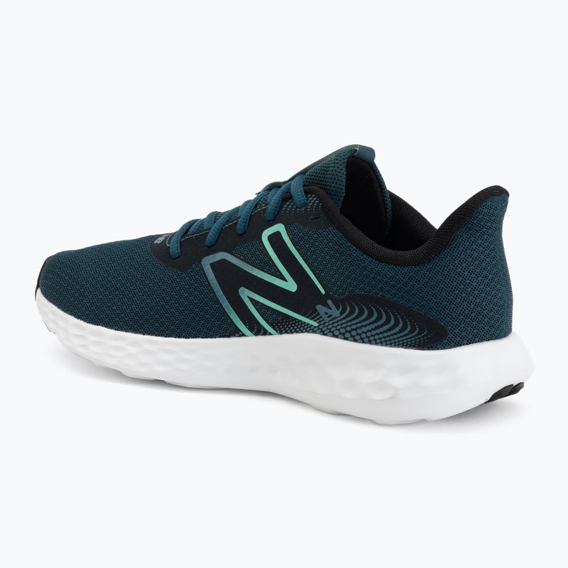 Încălțăminte de alergare pentru bărbați New Balance Fresh Foam 411's V3 salt water/deep end/medusa green 3