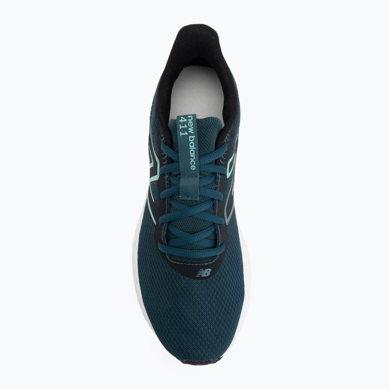 Încălțăminte de alergare pentru bărbați New Balance Fresh Foam 411's V3 salt water/deep end/medusa green 5