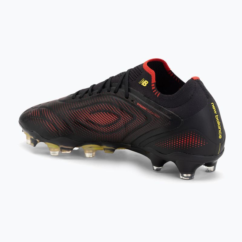 Ghete de fotbal New Balance Tekela Elite Low V5 FG black 100/punch yellow/fire cracker 3