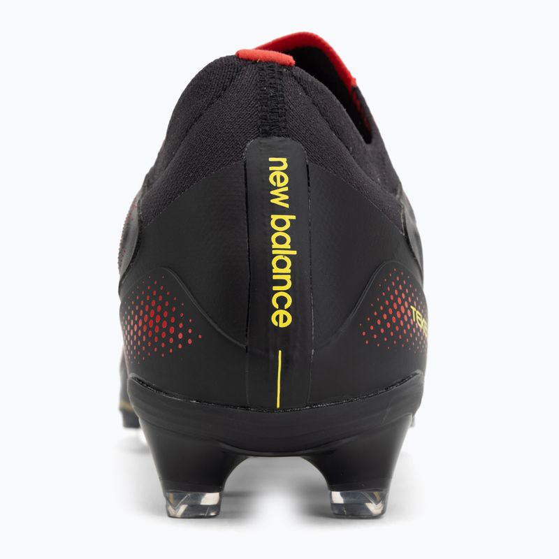 Ghete de fotbal New Balance Tekela Elite Low V5 FG black 100/punch yellow/fire cracker 6