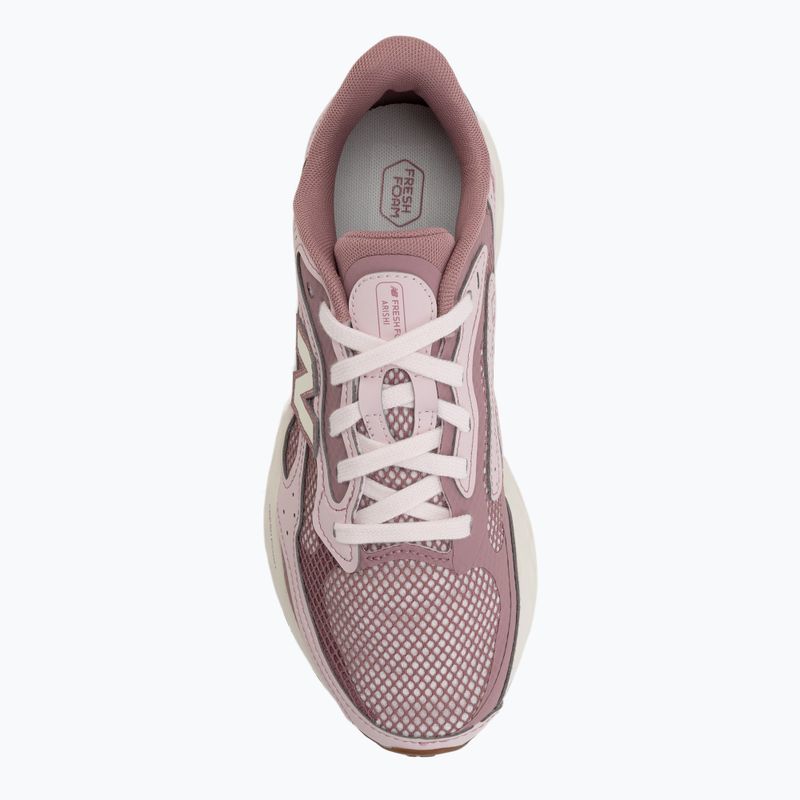 Încălțăminte de alergare pentru femei New Balance Fresh Foam Arishi V4 pink salt/rosewood/sea salt 5