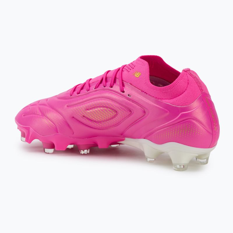 Încălțăminte de fotbal New Balance Tekela Pro Low V5 FG pink heat/metallic gold/pink satin 3