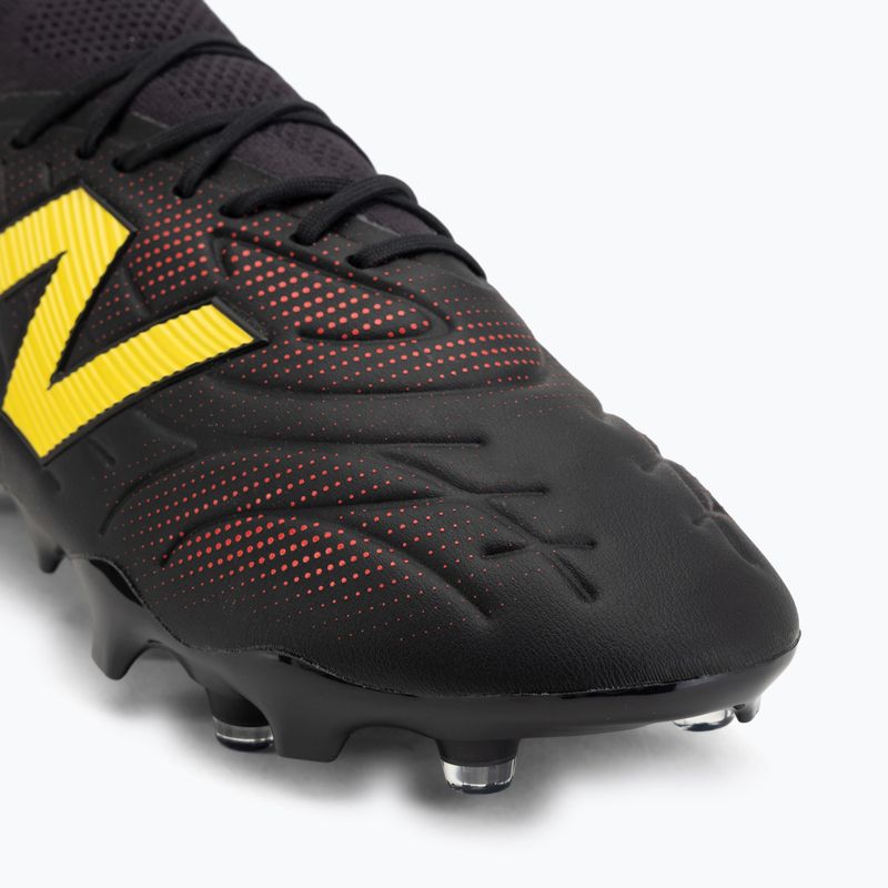 Ghete de fotbal New Balance Tekela Pro Low V5 FG black 100/punch yellow/fire cracker 7
