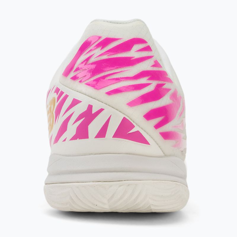 Ghete de fotbal New Balance Furon Pro V8 IN pink heat/sea salt/gold metallic 6