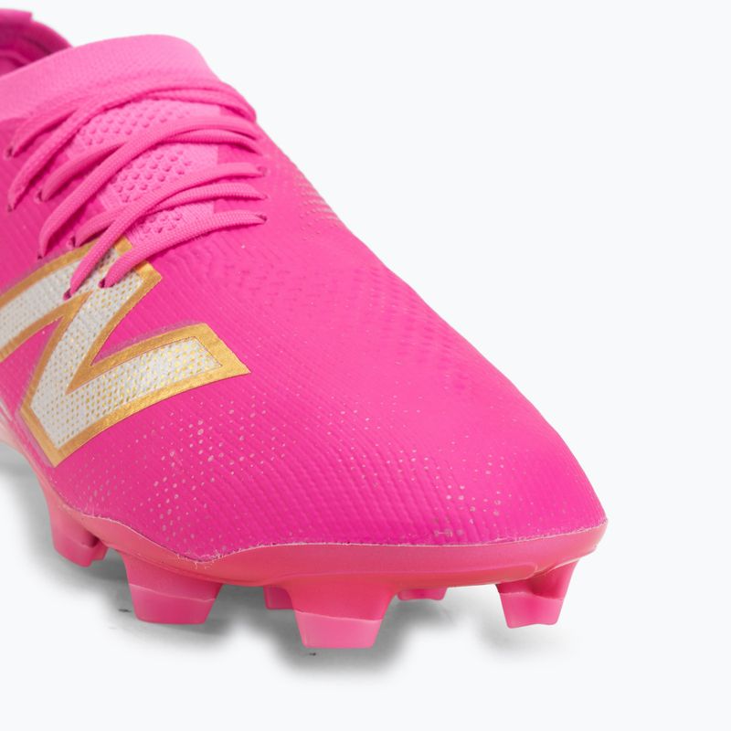 Ghete de fotbal New Balance Furon Elite V8 SG pink heat/sea salt/gold metallic 7