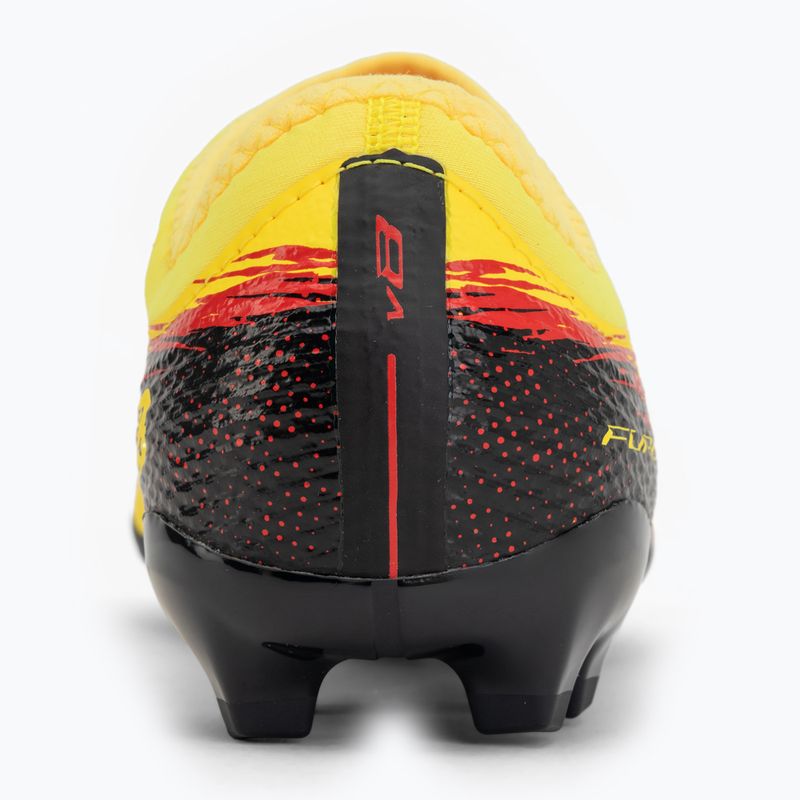 Ghete de fotbal pentru copii New Balance Furon Team V8 FG punch yellow/black 100/fire cracker 6