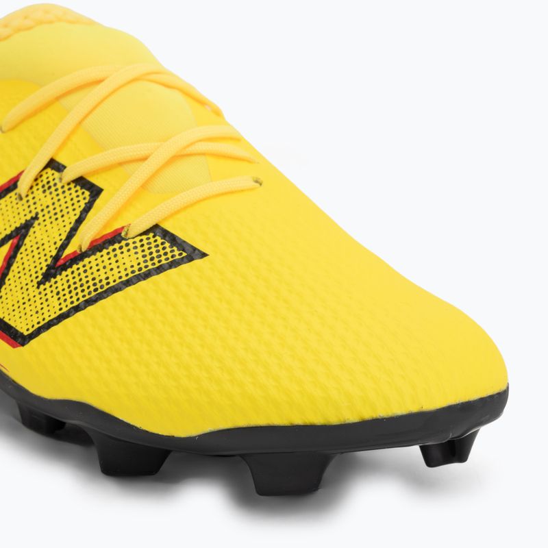 Ghete de fotbal pentru copii New Balance Furon Team V8 FG punch yellow/black 100/fire cracker 7
