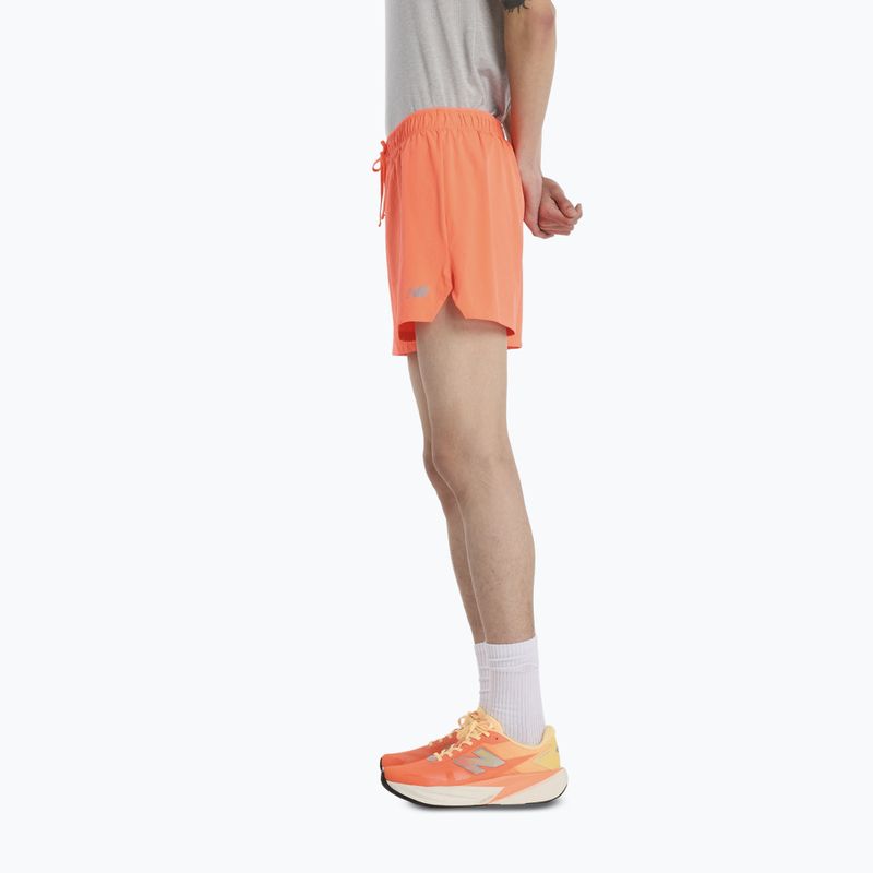 Pantaloni scurți pentru bărbați New Balance RC Seamless 5" tangerine heat 3