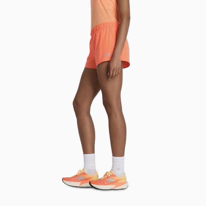 Pantaloni scurți pentru femei New Balance RC Seamless 3" tangerine heat 4