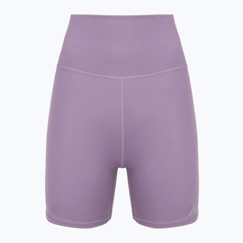 Pantaloni scurți de damă New Balance Harmony High Rise candied violet 6