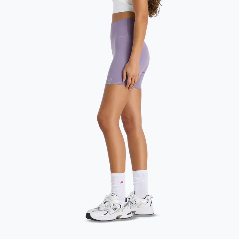 Pantaloni scurți pentru femei New Balance Harmony High Rise candied violet 4