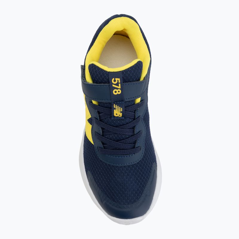 Încălțăminte pentru copii New Balance 578's V1 team navy/punch yellow 5