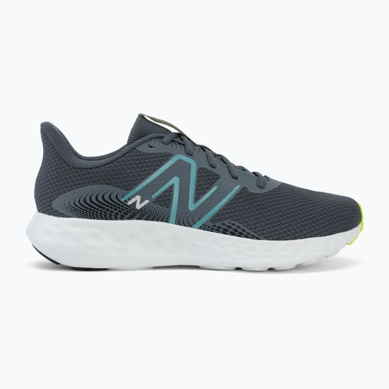 Încălțăminte de alergare pentru bărbați  New Balance Fresh Foam 411's V3 graphite/alkaline green/faded teal 2