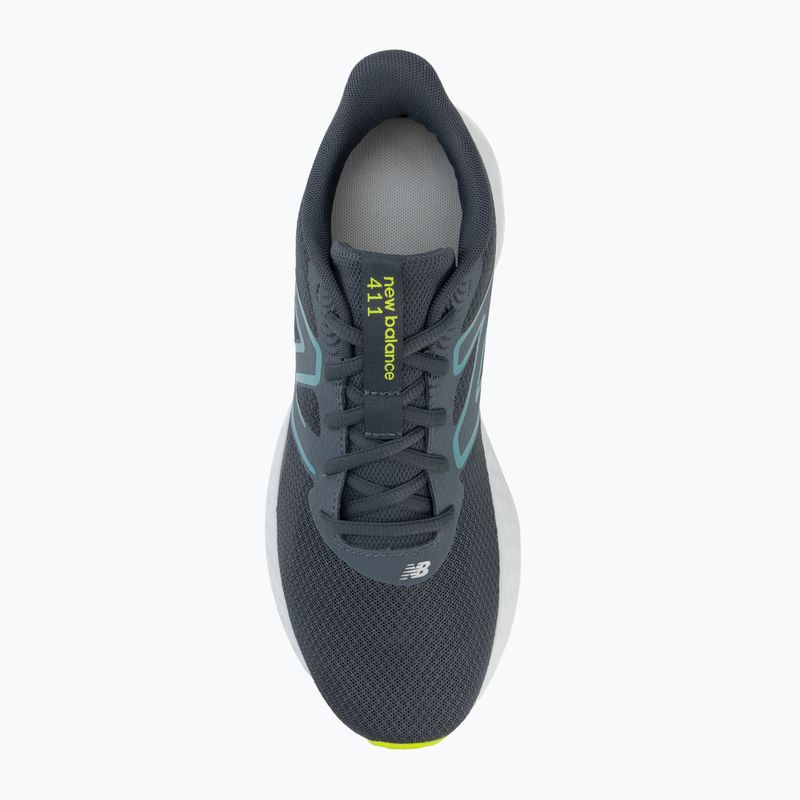 Încălțăminte de alergare pentru bărbați  New Balance Fresh Foam 411's V3 graphite/alkaline green/faded teal 5