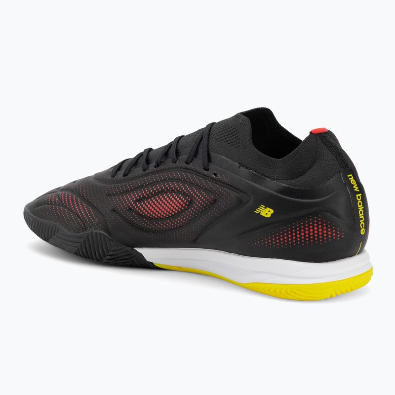 Încălțăminte de fotbal New Balance Tekela Team Low V5 IN black 100/punch yellow/fire cracker 3