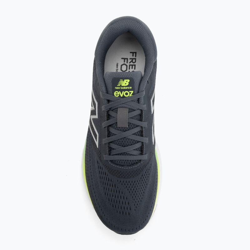 Încălțăminte de alergare pentru bărbați  New Balance Fresh Foam Evoz V4 graphite/alkaline green 5