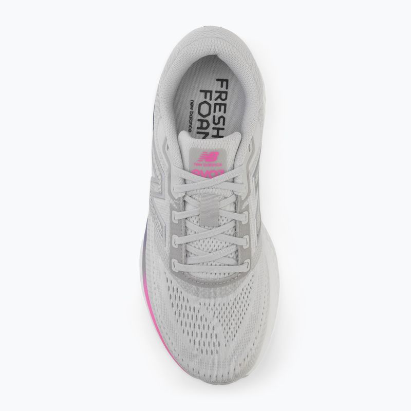 Încălțăminte de alergare pentru femei New Balance Fresh Foam Evoz V4 grey matter/pink heat/blue oyster 5