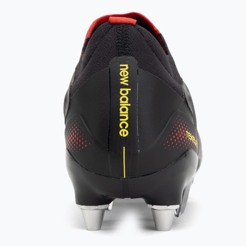 Ghete de fotbal New Balance Tekela Elite Low V5 SG black 100/punch yellow/fire cracker 6