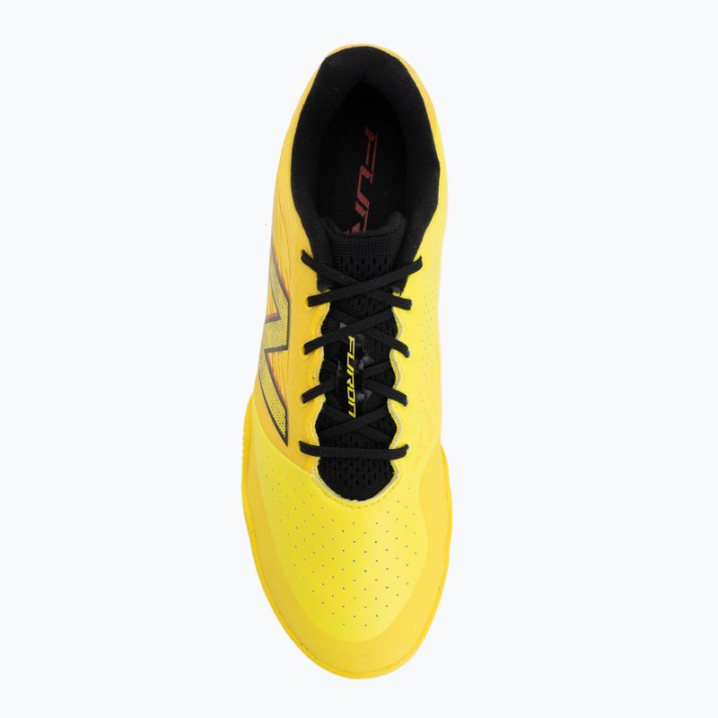 Ghete de fotbal New Balance Furon Pro V8 IN punch yellow/black 100/fire cracker 5