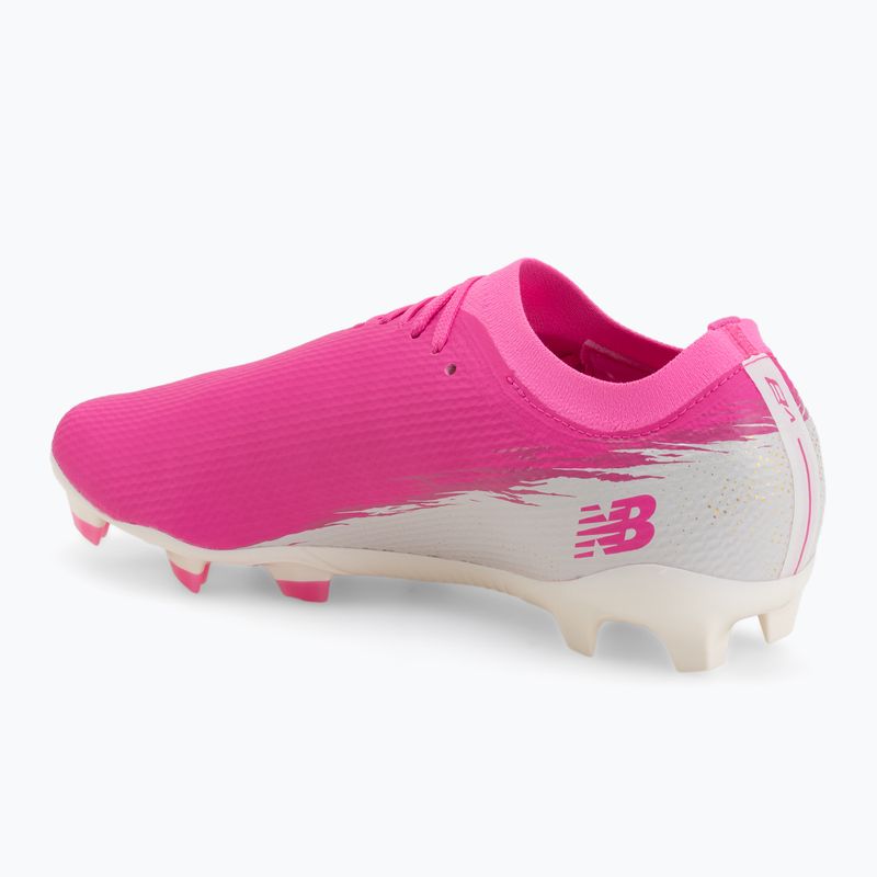 Ghete de fotbal New Balance Furon Team V8 FG pink heat/sea salt/gold metallic 3