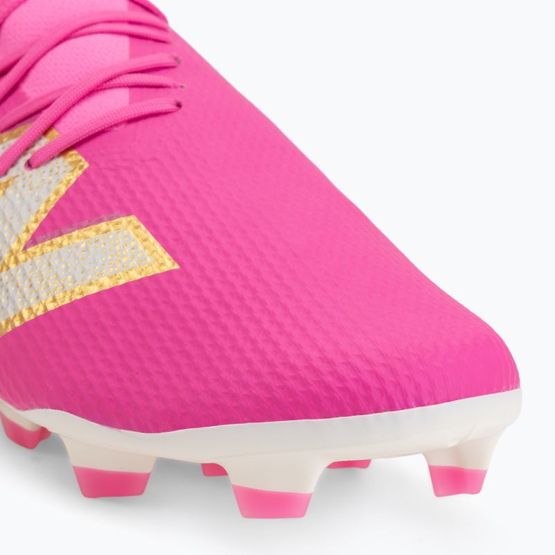 Ghete de fotbal New Balance Furon Team V8 FG pink heat/sea salt/gold metallic 7