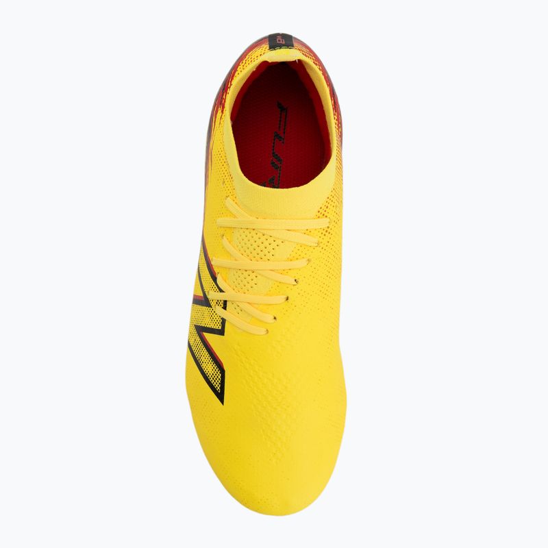 Ghete de fotbal New Balance Furon Pro V8 FG punch yellow/black 100/fire cracker 5