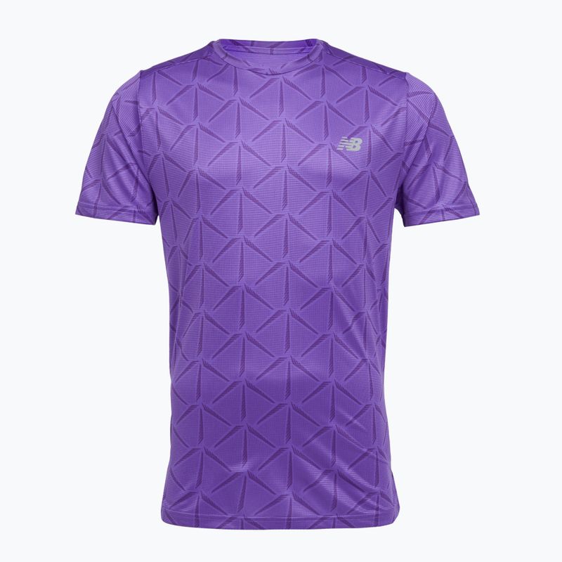 Tricou pentru bărbați New Balance Essentials Printed T electric purple 6