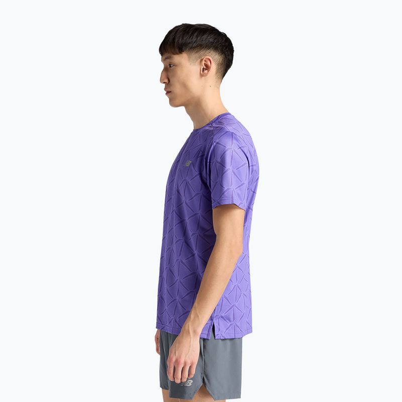 Tricou pentru bărbați New Balance Essentials Printed T electric purple 3