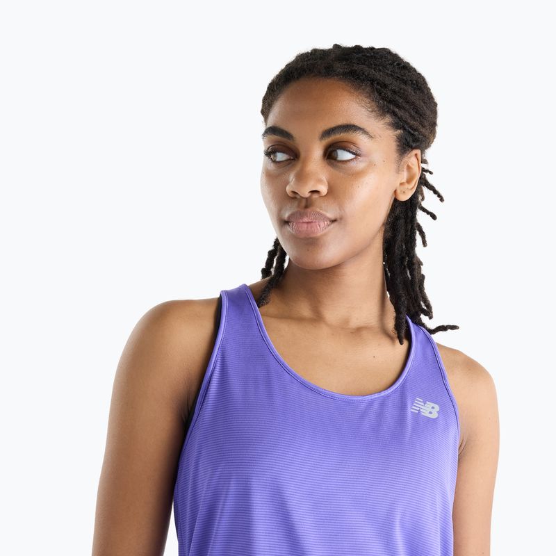 Tricou de alergare pentru femei New Balance Sport Essentials Tank electric purple 3