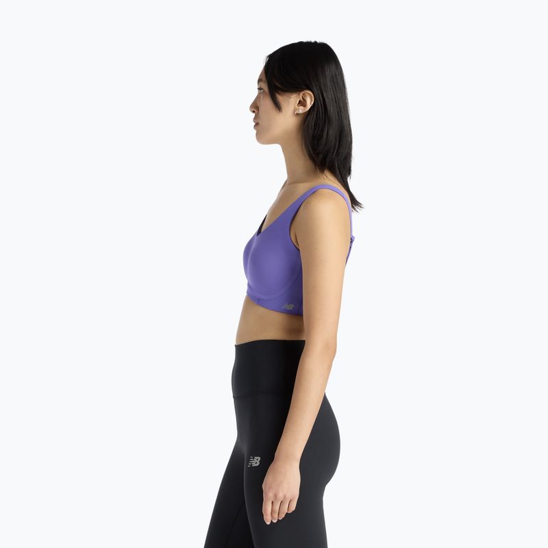 Sutien de antrenament New Balance NB RC electric purple 4