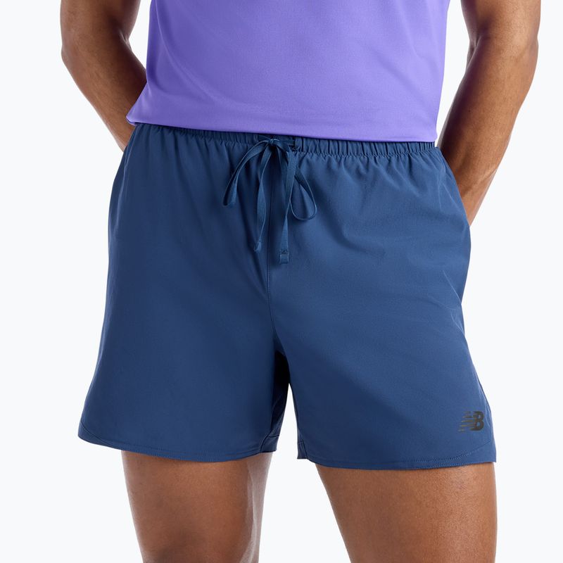 Pantaloni scurți de alergare pentru bărbați New Balance Run Essentials 5" Short nb navy 4