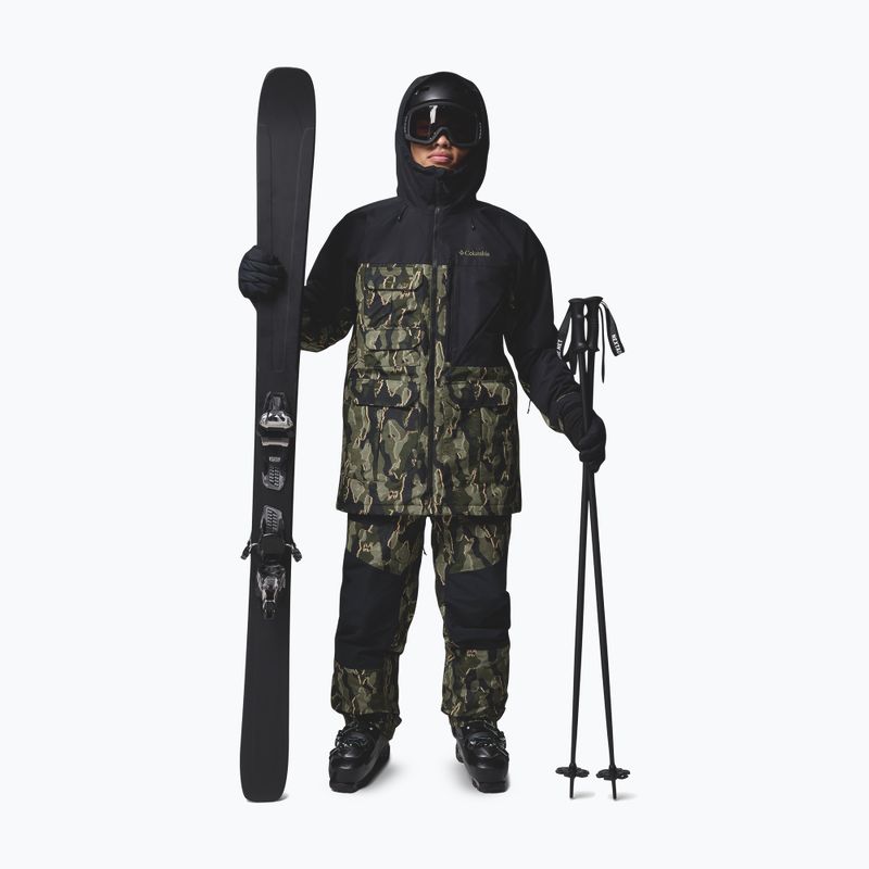 Geacă de snowboard pentru bărbați Columbia Coreshot Print greenscape treebark print/black 2