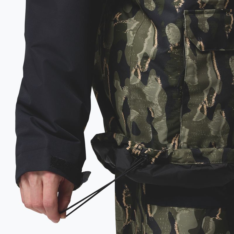 Geacă de snowboard pentru bărbați Columbia Coreshot Print greenscape treebark print/black 11