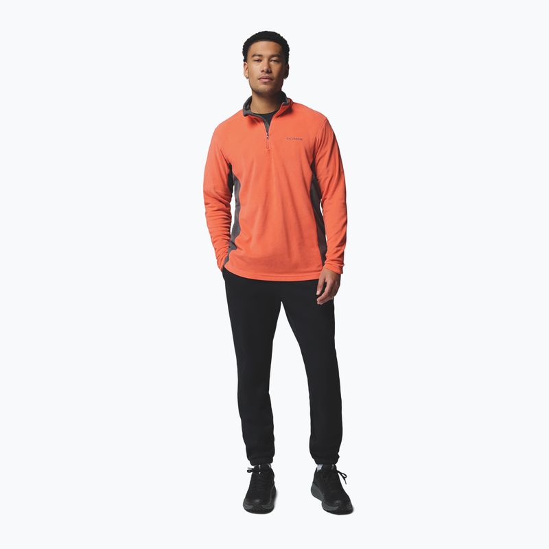 Bluză fleece pentru bărbați Columbia Klamath Range II HZ zing/shark 2