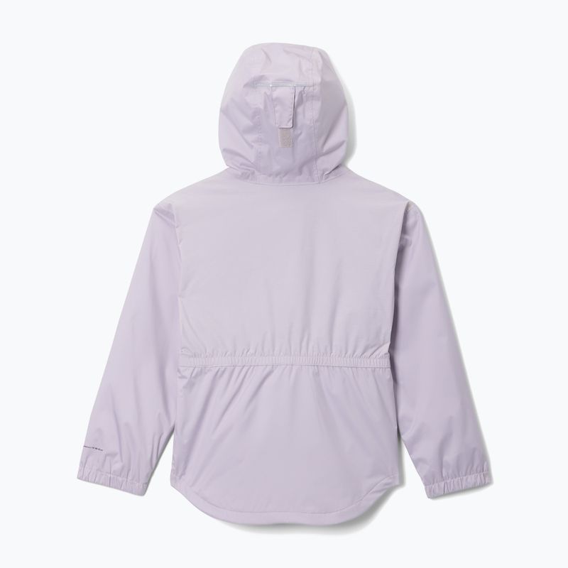 Geacă de ploaie pentru copii Columbia Rainy Trails II Fleece lavender pearl 2