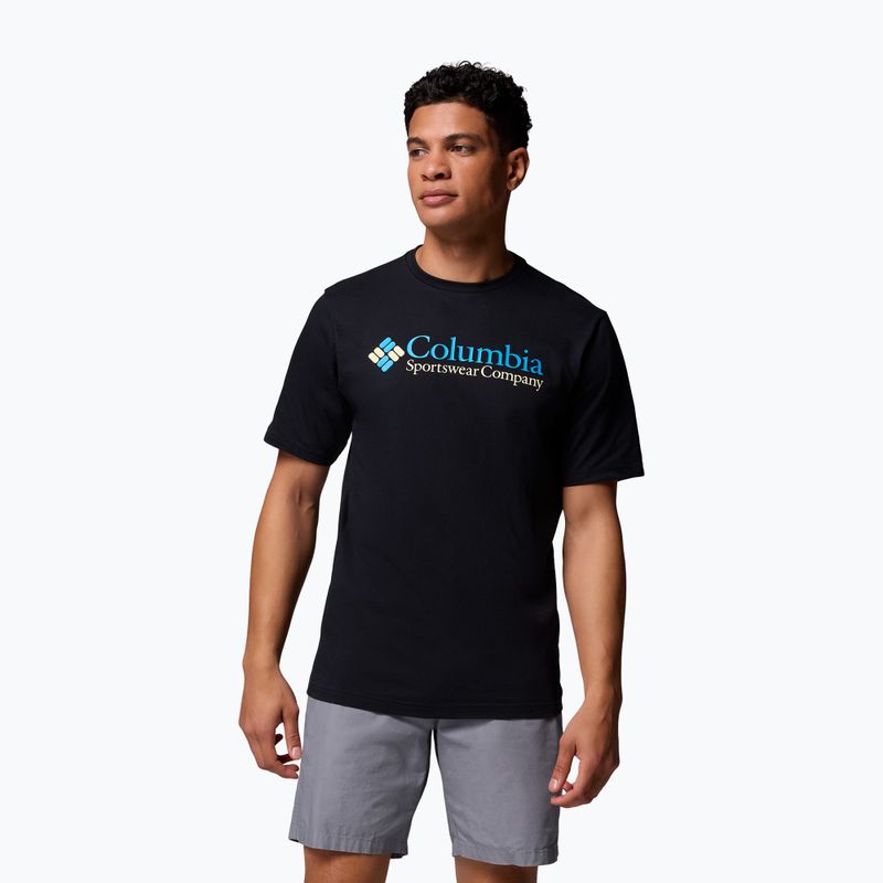 Tricou pentru bărbați Columbia CSC Basic logo black/csc retro logo