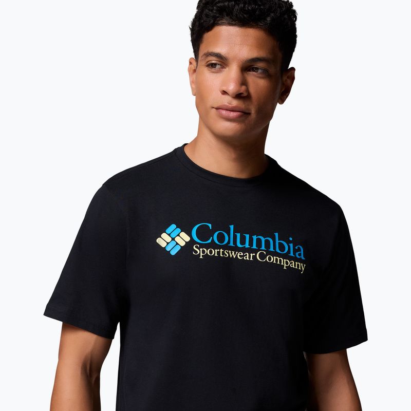 Tricou pentru bărbați Columbia CSC Basic logo black/csc retro logo 5
