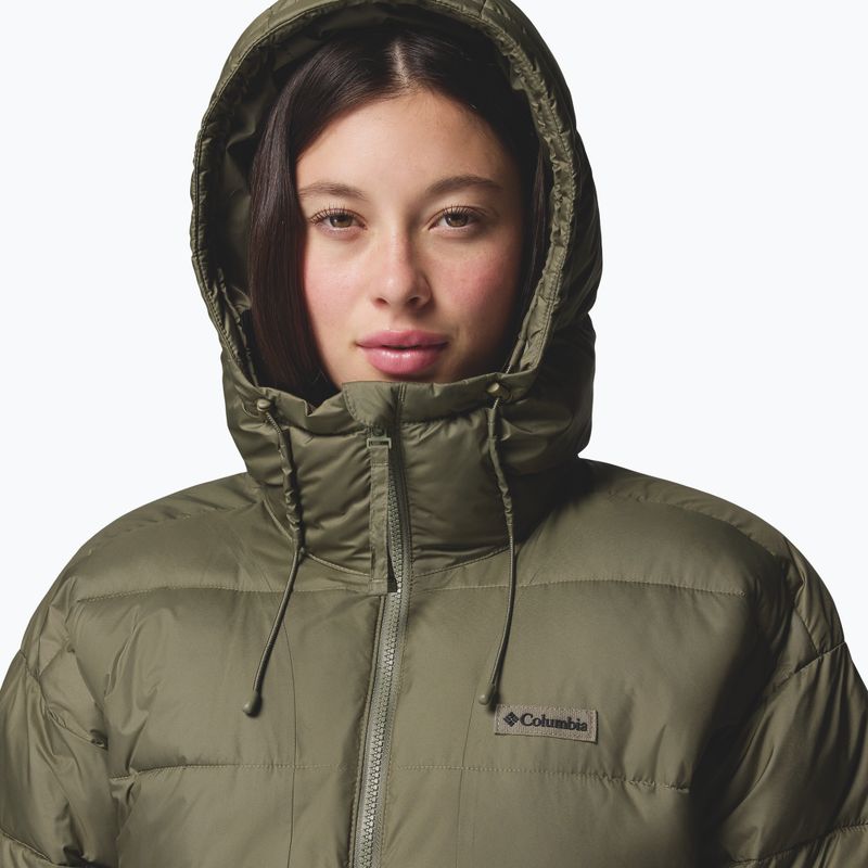 Palton izolat pentru femei Columbia Pike Lake III Long stone green 6