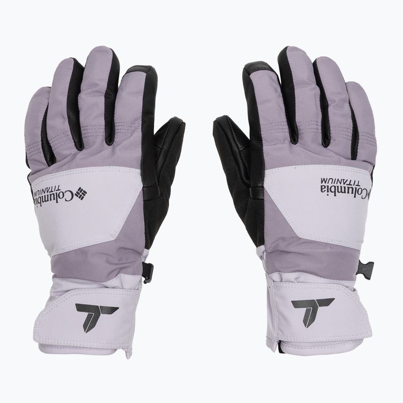 Mănuși de trekking pentru femei Columbia PowBound lavender pearl/shale purple/black 2