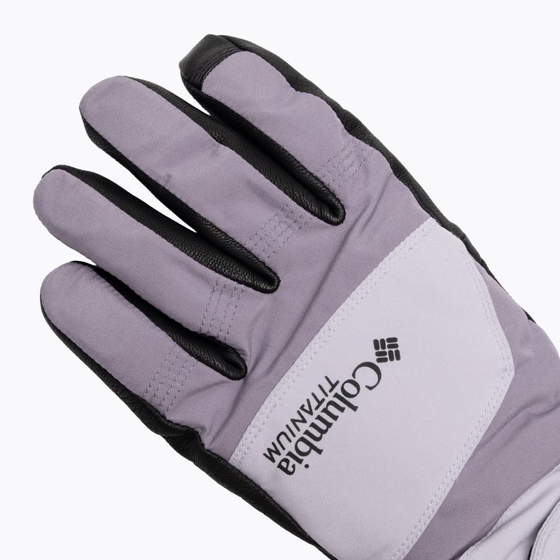 Mănuși de trekking pentru femei Columbia PowBound lavender pearl/shale purple/black 4