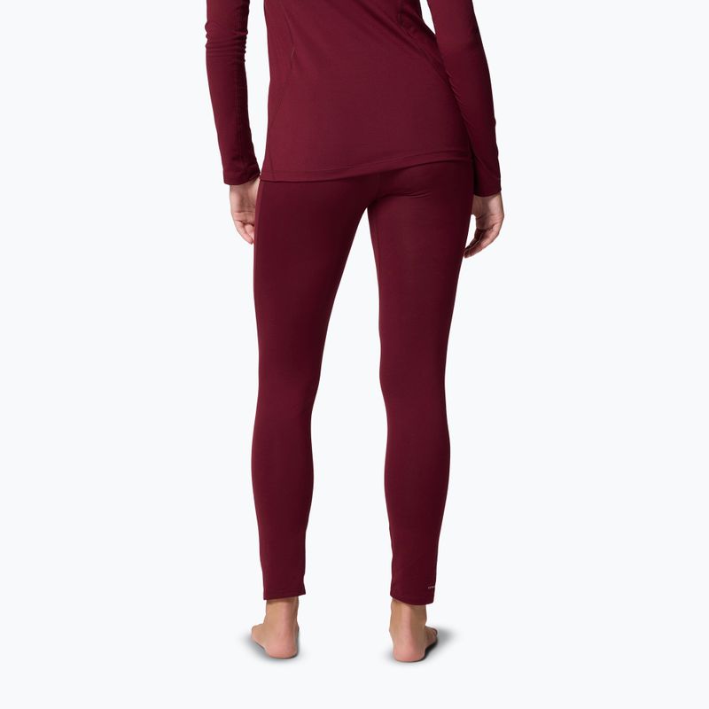 Pantaloni termoactivi pentru femei Columbia Midweight Stretch rich wine 3