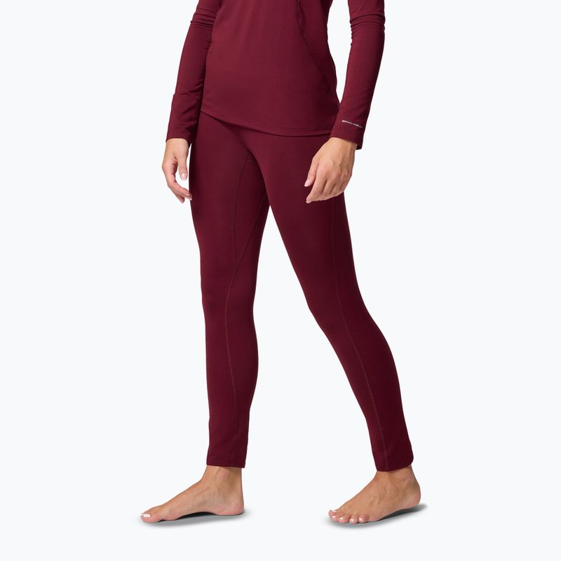 Pantaloni termoactivi pentru femei Columbia Midweight Stretch rich wine 4