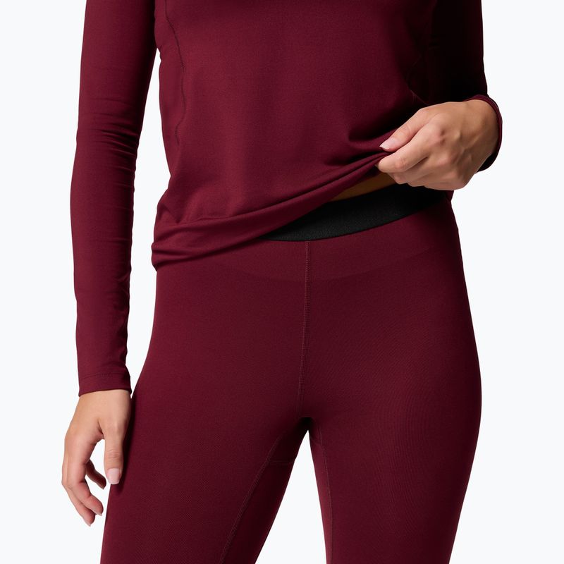 Pantaloni termoactivi pentru femei Columbia Midweight Stretch rich wine 5