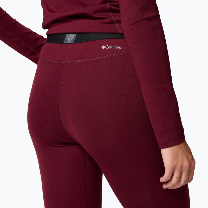 Pantaloni termoactivi pentru femei Columbia Midweight Stretch rich wine 6