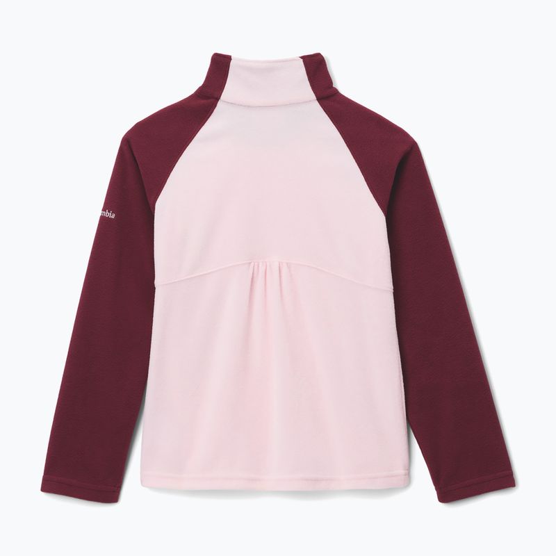 Bluză fleece pentru femei Columbia Glacial Fleece satin pink/rich wine 2