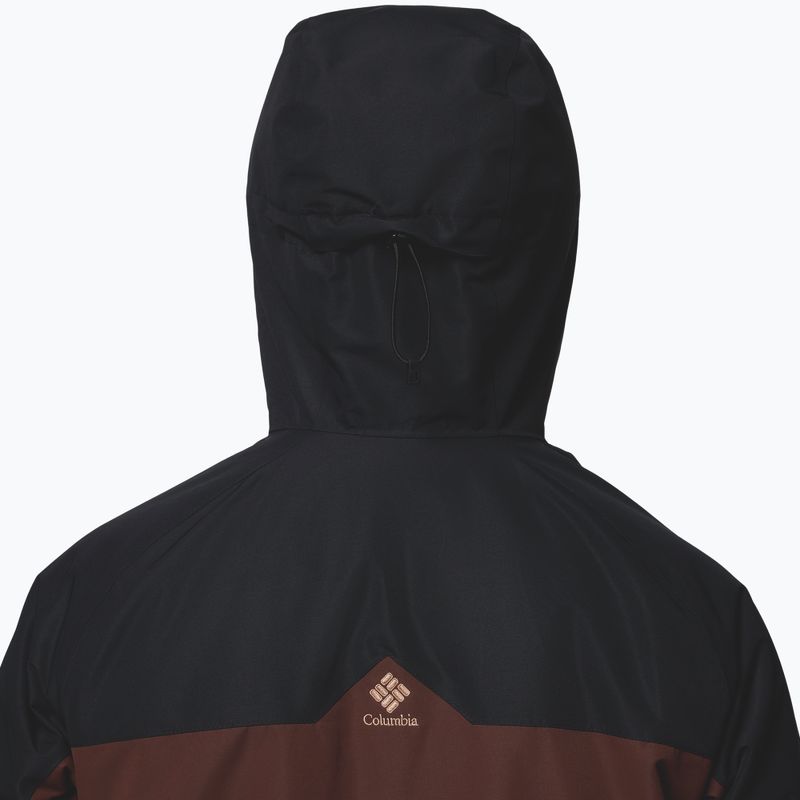 Geacă de snowboard pentru bărbați Columbia Coreshot tobacco/black/canoe 5