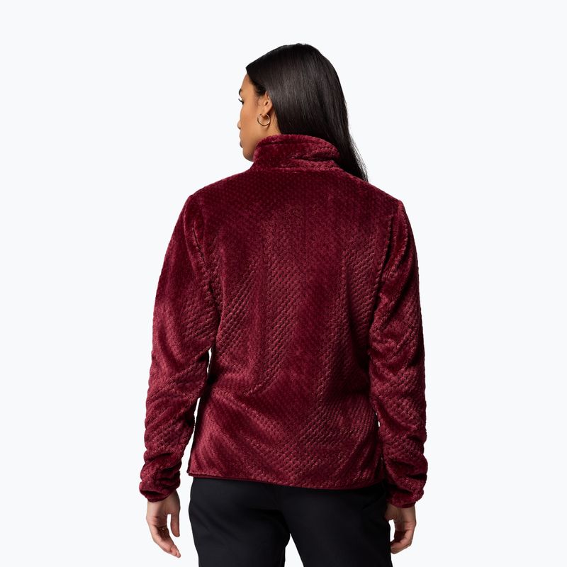 Bluză pentru femei Columbia Fire Side II Sherpa Full Zip rich wine 3