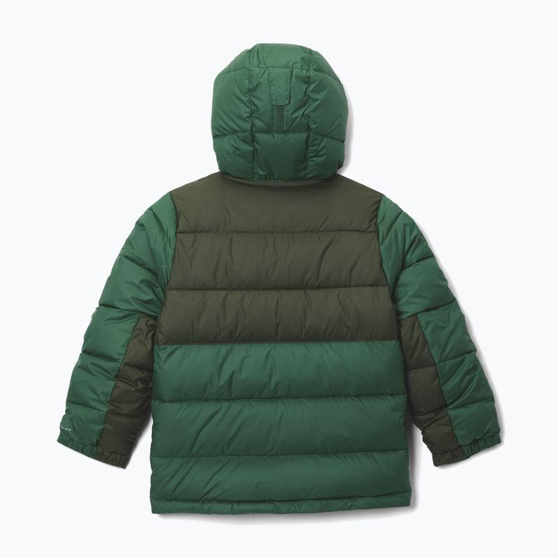 Geacă cu izolare pentru copii Columbia Pike Lake II Hooded rain forest/greenscape 2